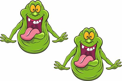 Picture of Slimer Ghostbusters Decals / Stickers