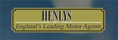 Picture of Henlys 'England's Leading Motor Agents' rear glass Sticker