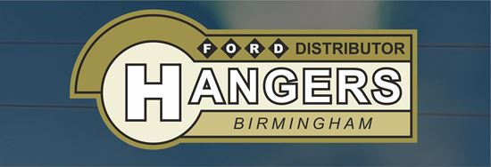 Picture of Hangers - Birmingham rear glass Dealer Sticker