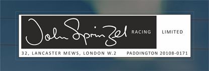 Picture of John Sprinzel Racing - London rear glass Sticker