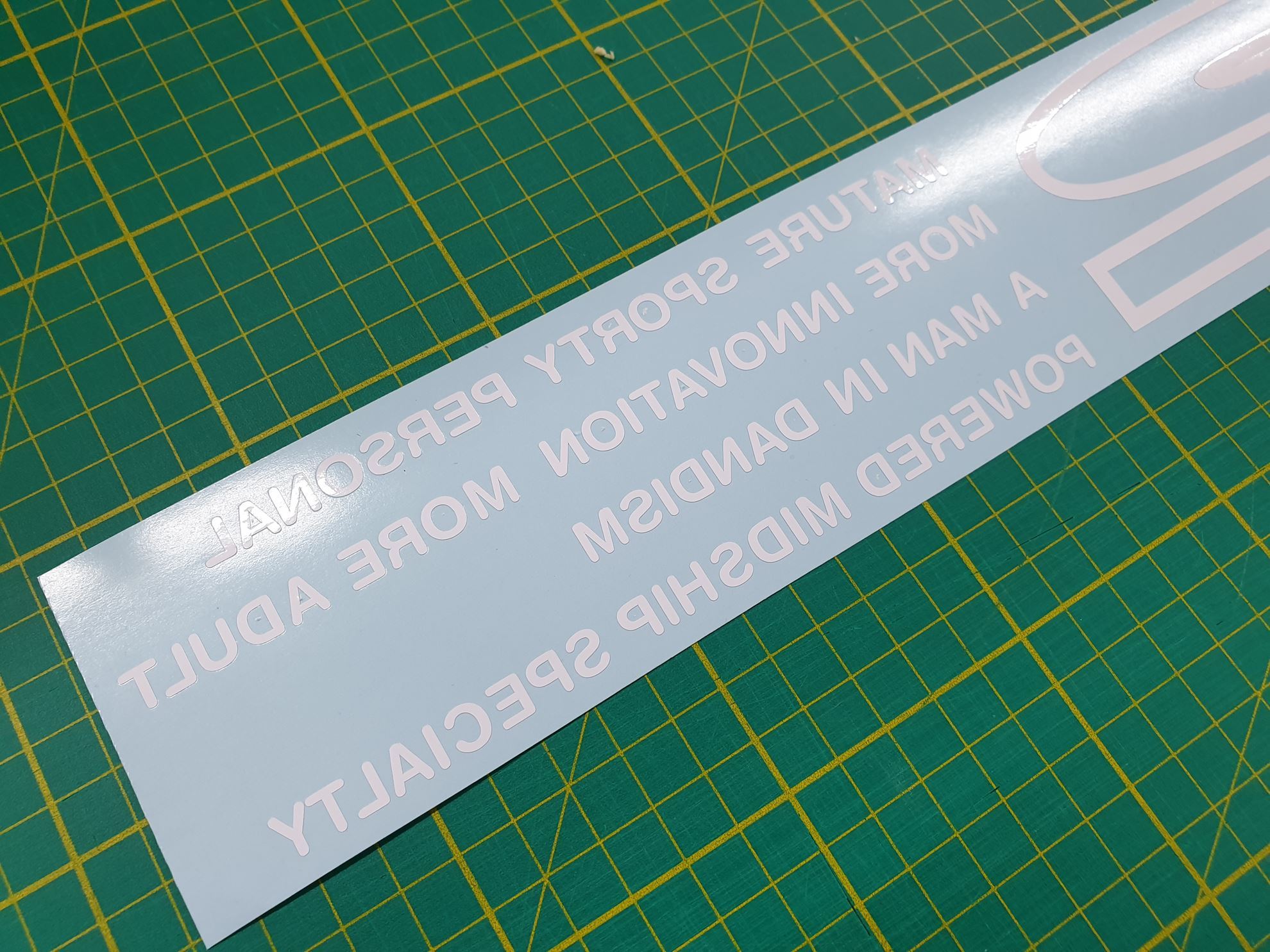 Zen Graphics - MR2 MK2 rear glass 'Man in Dandism' Decal / Sticker