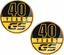 Picture of BMW GS 40 Years 40mm Adhesive Gel Badges