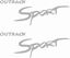Picture of Impreza Outback Sport lower side Decals / Stickers