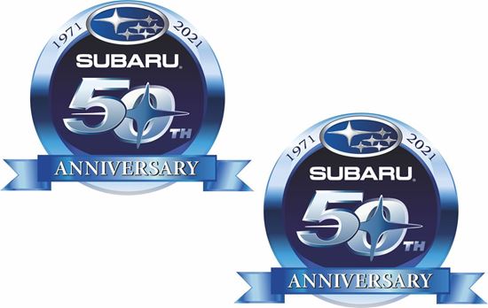 Picture of Subaru 50th Anniversary Decals / Stickers