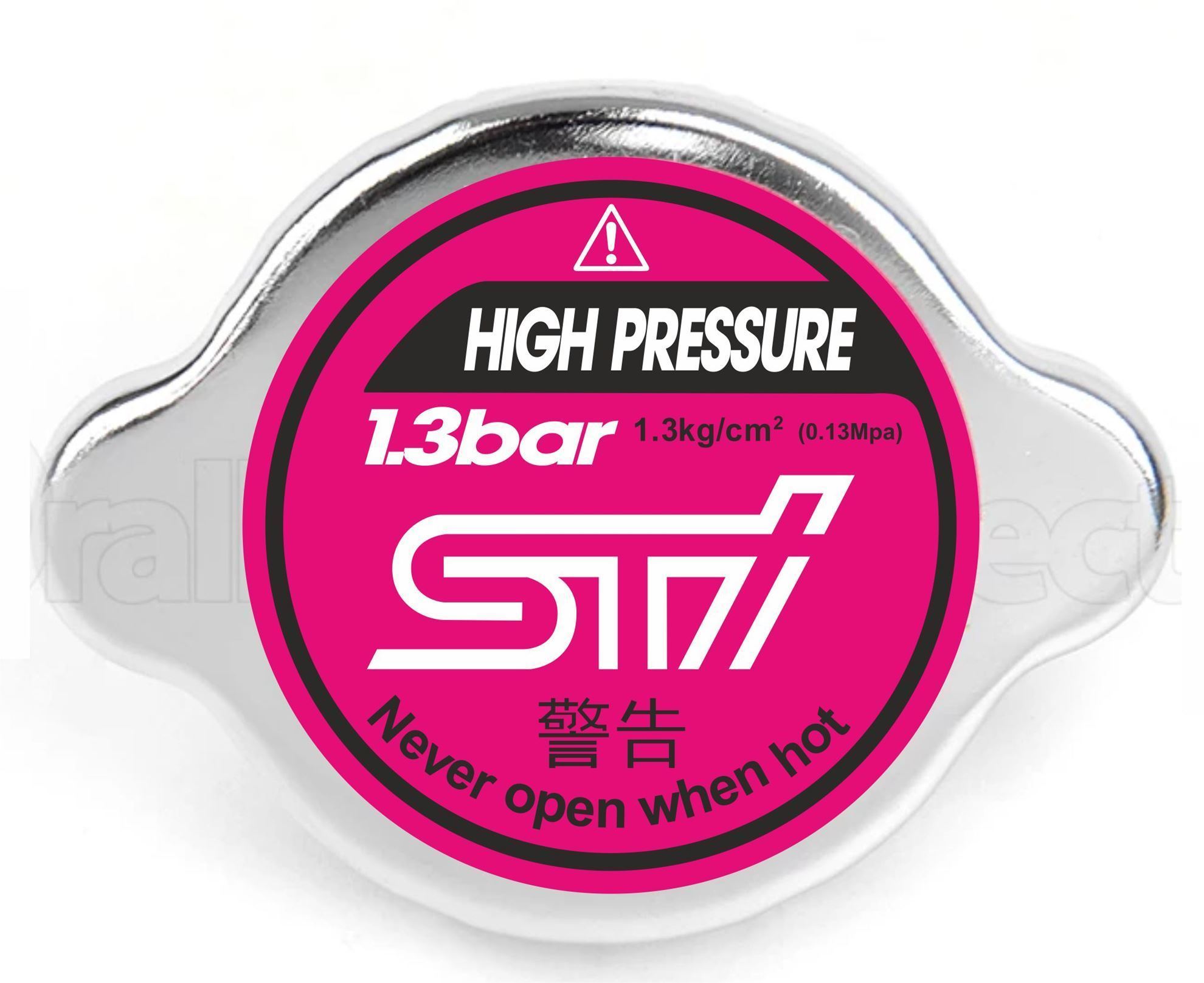 Zen Graphics STi Radiator cap Decal / Sticker