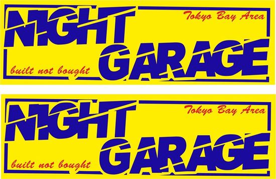 Picture of Night Garage Decals / Stickers