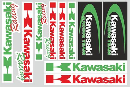 Picture of Kawasaki Racing Sticker Sheet