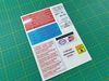 Picture of Peugeot 106 Rallye S1 /  XSI  Engine Bay & Tire Pressure replacement Decals / Stickers