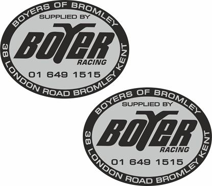 Picture of Boyer Racing - Kent Dealer Decals / Stickers