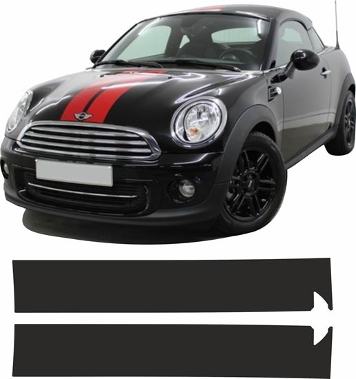 Picture of Mini Cooper R58 / R59 Coupe / Roadster Bonnet Stripes