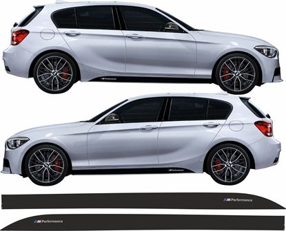 Picture of 1 Series F20 Performance side Sill Stripes / Stickers