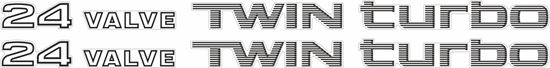 Picture of MK3 1986 - 1993 1G-GTE, 7M-GTE / 1JZ-GTE replacement  side Decals / Stickers