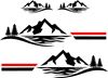 Picture of VW T5 / T6 Camper Mountain Stripes / Stickers