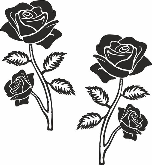 Picture of Flower Decals / Stickers