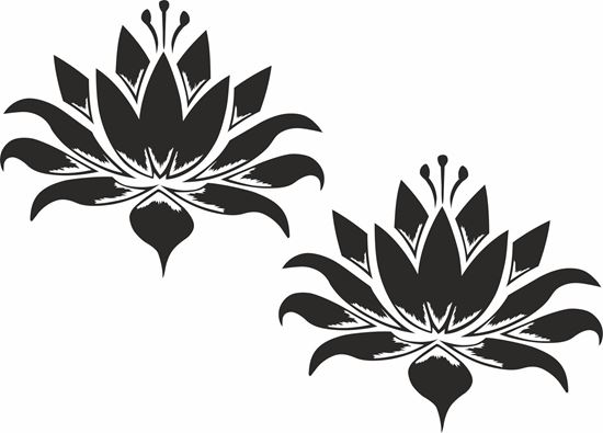 Picture of Flower Decals / Stickers