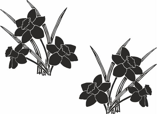 Picture of Flower Decals / Stickers