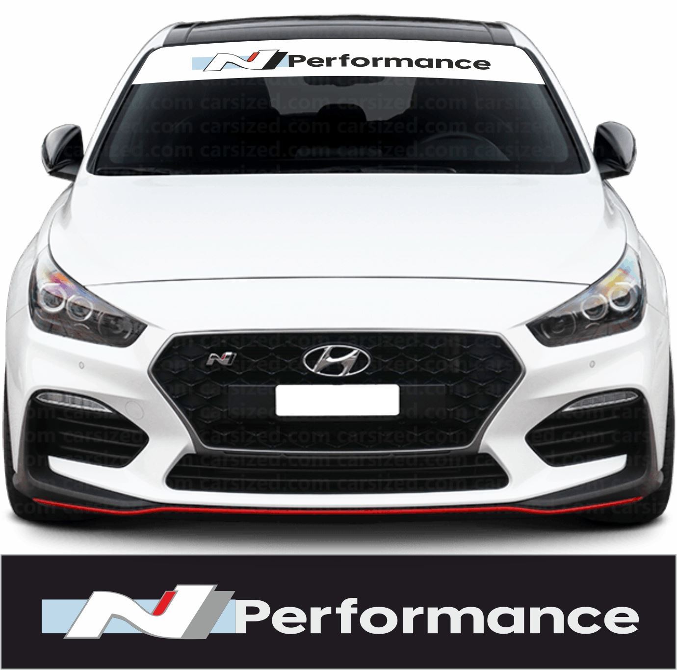 Zen Graphics Hyundai N Performance Sunstrip FITS ALL