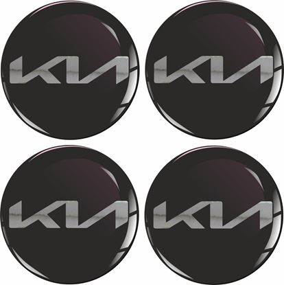 Picture of kia Wheel centre Gel Badges