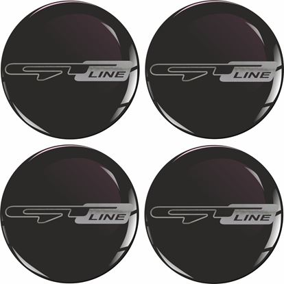 Picture of kia GT Line Wheel centre Gel Badges