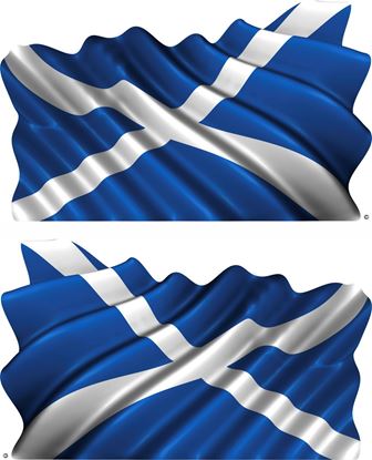 Picture of Scotland waving Flag general panel Decals / Stickers