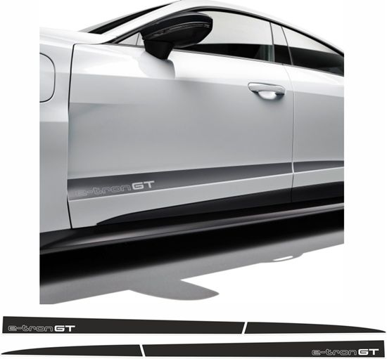 Picture of E-Tron GT side Stripes