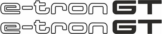 Picture of Audi e-tron GT Decals / Stickers