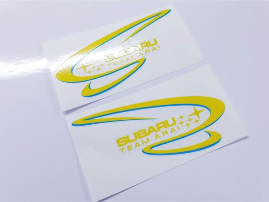 Picture of Impreza Spec C Toshi Arai Edition Door Decals  / Stickers