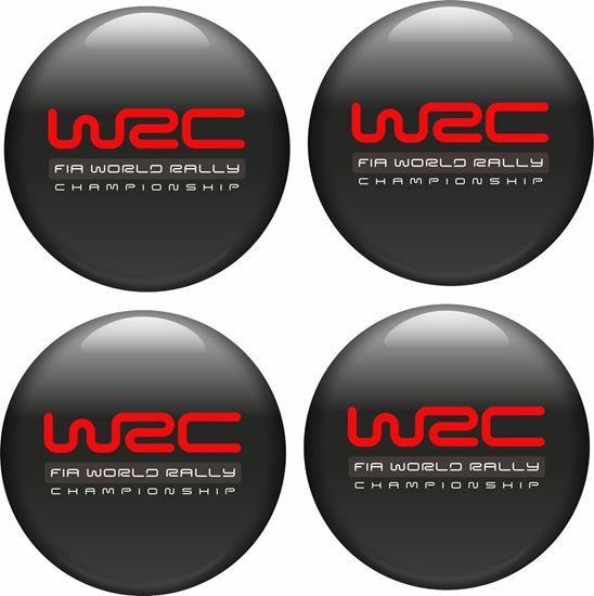 Picture of WRC World Rally Competition Wheel Centre Gel Badges