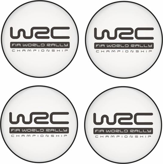 Picture of WRC World Rally Competition Wheel Centre Gel Badges