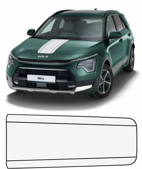 Picture of Kia Niro 2022 onwards Bonnet Stripes / Stickers EXACT FACTORY FIT