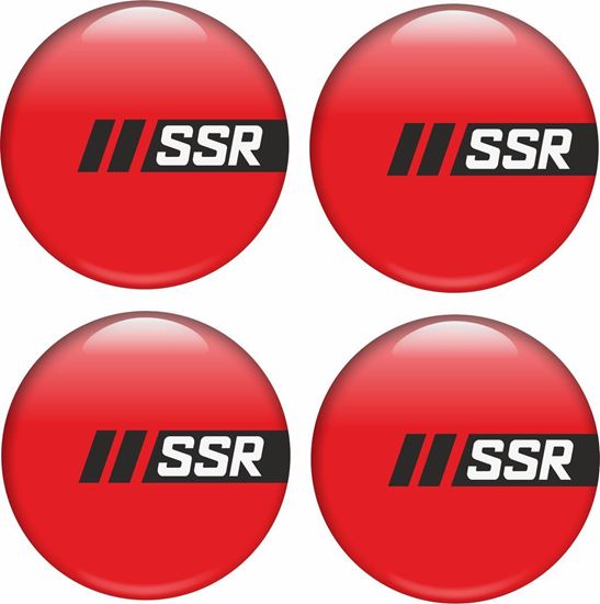 Picture of SSR Wheel centre Gel Badges
