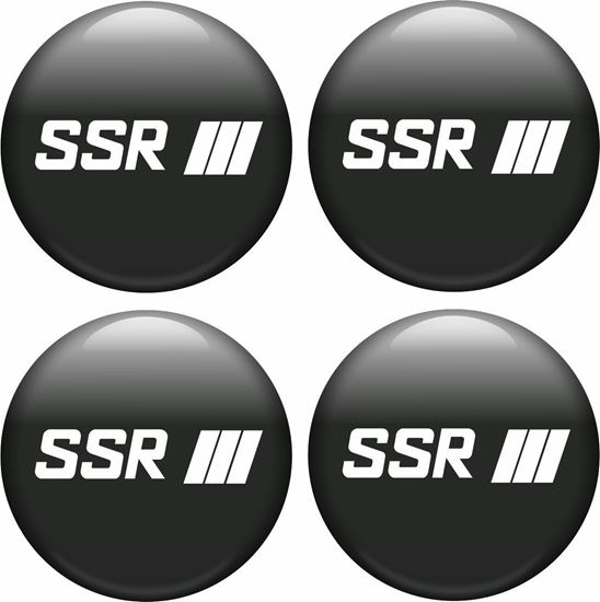 Picture of SSR Wheel centre Gel Badges