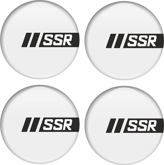 Picture of SSR Wheel centre Gel Badges