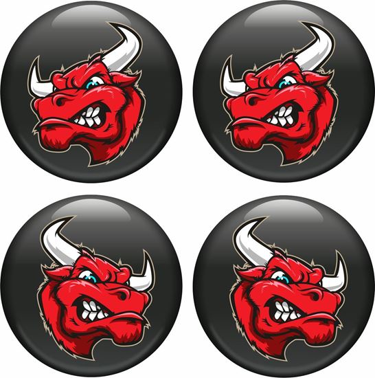 Picture of Bull Wheel centre Gel Badges