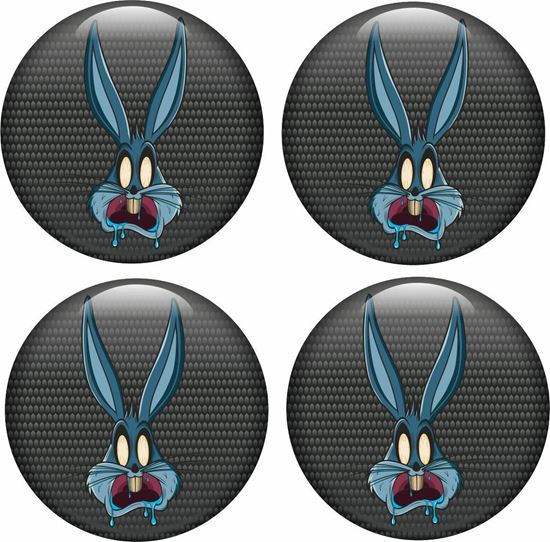 Picture of Bugs Bunny Wheel centre Gel Badges