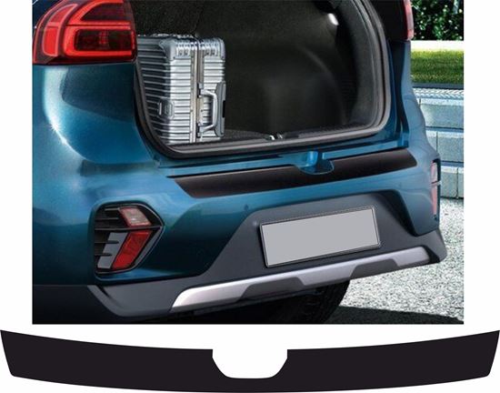 Picture of Kia Niro HEV / PHEV 2020 - 2022 rear Bumper Protection Vinyl EXACT FACTORY FIT