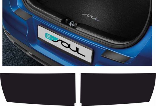 Picture of Kia Soul EV 2019 onwards rear Bumper Protection Vinyl EXACT FACTORY FIT