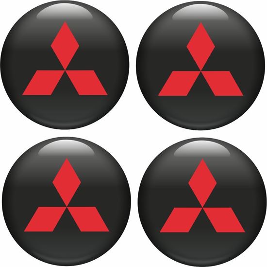 Picture of Mitsubishi Wheel centre Gel Badges