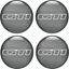 Picture of Peugeot 205 / 309 GTI Wheel centre Gel Badges