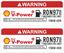Picture of Shell V-Power RON97 Warning Decals / Stickers
