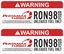 Picture of Pertamax Turbo RON98 Warning Decals / Stickers