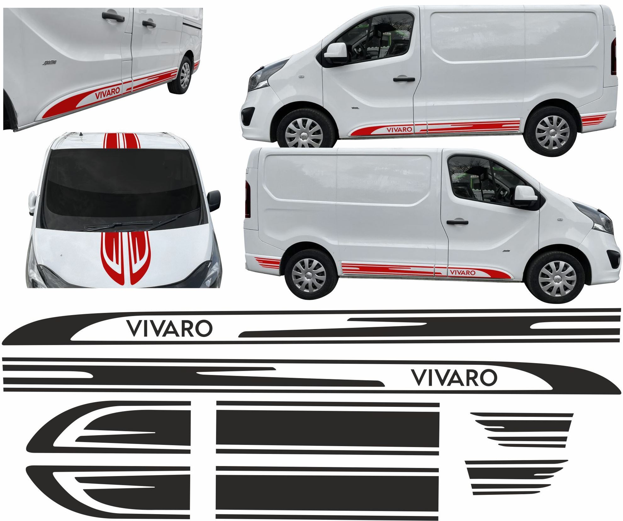 Zen Graphics Vauxhall Vivaro 2014 2019 side, & Roof Graphics