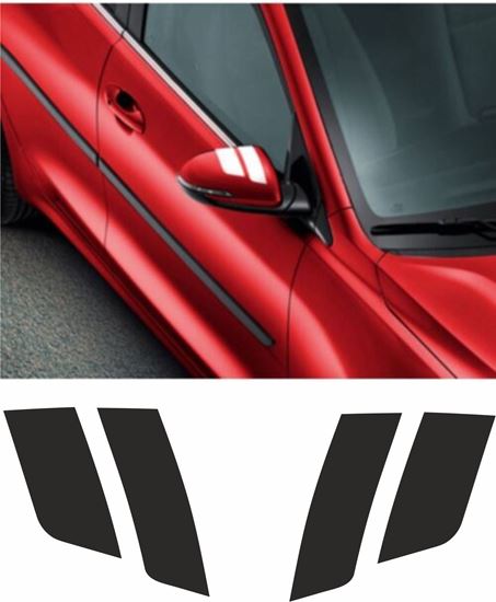 Picture of Kia Rio 2017 onwards mirror Stripes, / Stickers EXACT FACTORY FIT
