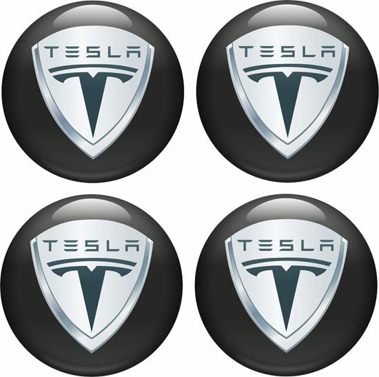 Picture of Tesla Wheel centre Gel Badges