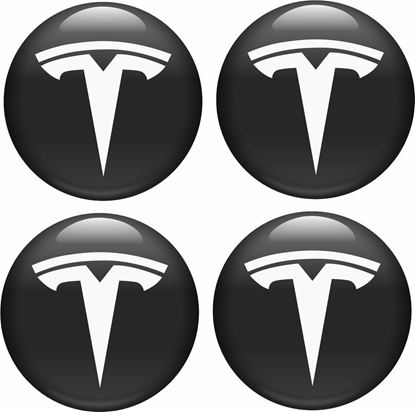Picture of Tesla Wheel centre Gel Badges