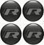 Picture of "R" Wheel Centre gel Badges