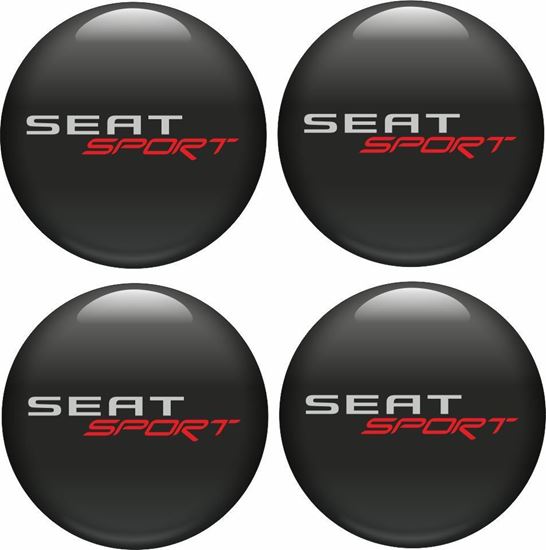 Picture of Seat Sport Wheel centre Gel Badges