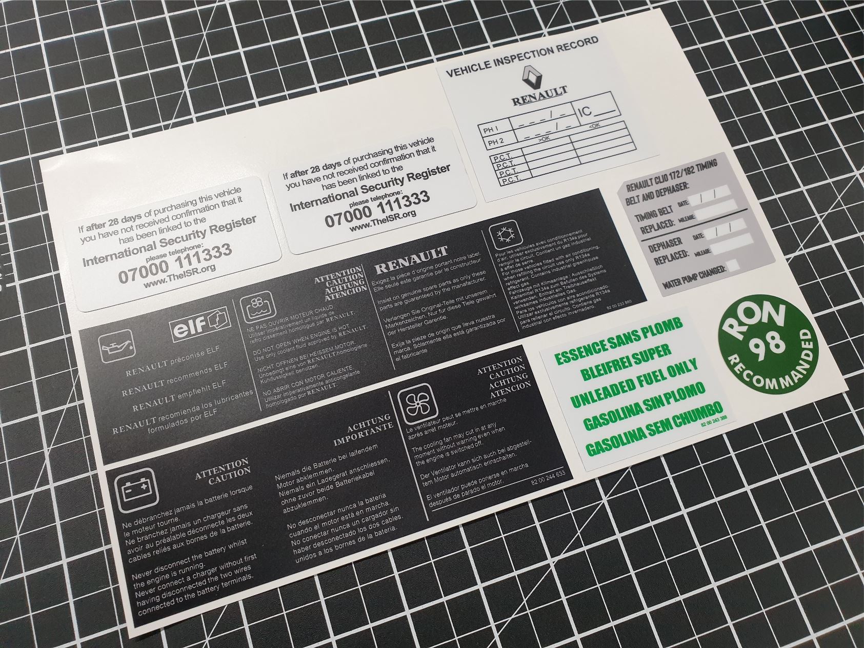 Zen Graphics - Renault Clio MK2 172 (Phase 2) Sport replacement ...