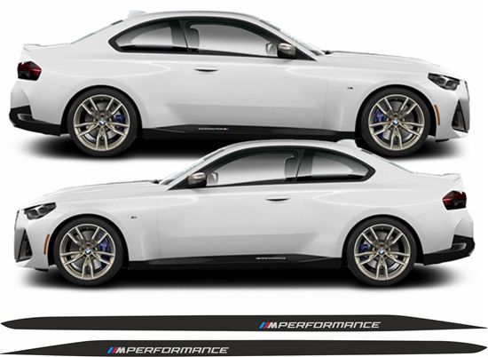 Picture of 2 Series G42 Performance side Sill Stripes / Stickers