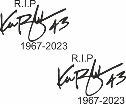 Picture of Ken Block R.I.P. Decals / Stickers